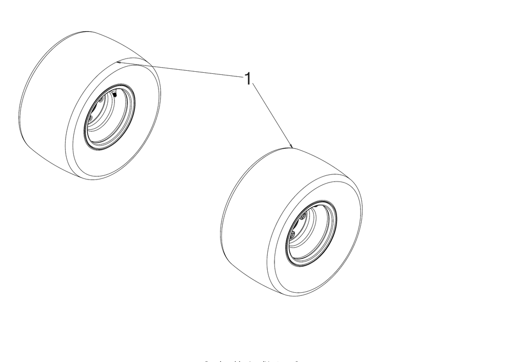 Wheels-Rear Diagram and Parts List for RZT-S50KH (17ARCBDQ056)(2017) Cub Cadet Lawn Tractor